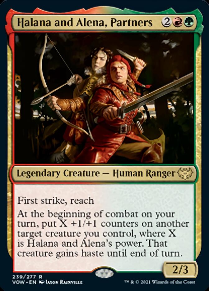 Halana and Alena, Partners [Innistrad: Crimson Vow] | Game Haven TX
