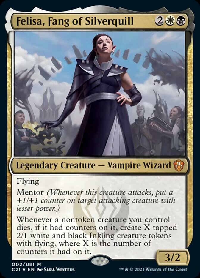 Felisa, Fang of Silverquill [Commander 2021] | Game Haven TX