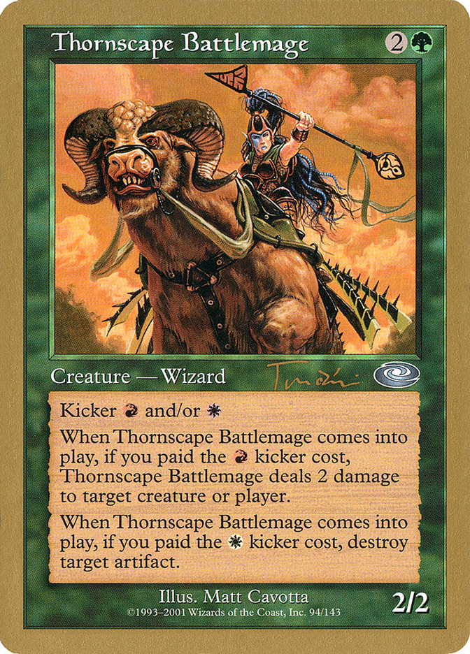 Thornscape Battlemage (Jan Tomcani) [World Championship Decks 2001] | Game Haven TX