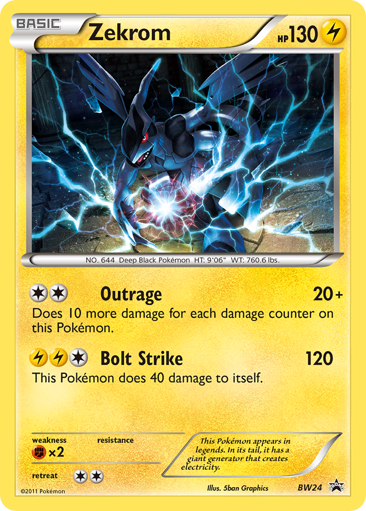 Zekrom (BW24) [Black & White: Black Star Promos] | Game Haven TX