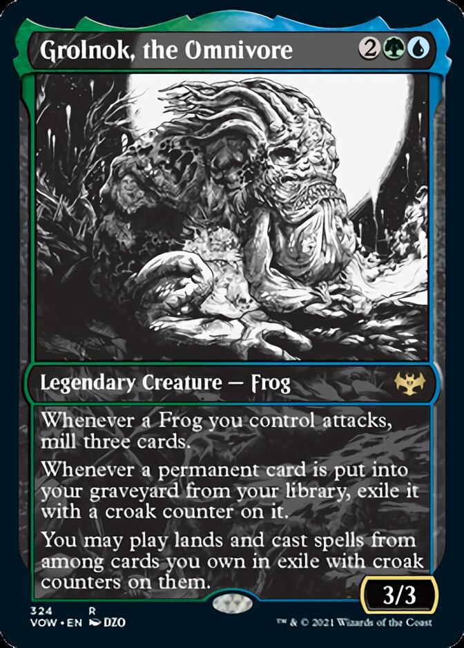 Grolnok, the Omnivore (Showcase Eternal Night ) [Innistrad: Crimson Vow] | Game Haven TX