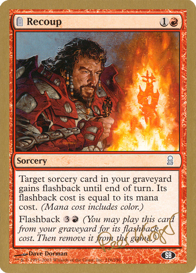 Recoup (Peer Kroger) (SB) [World Championship Decks 2003] | Game Haven TX