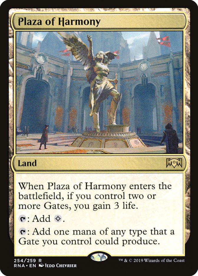 Plaza of Harmony [Ravnica Allegiance] | Game Haven TX