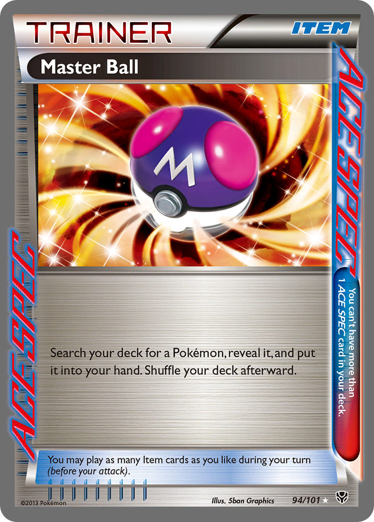 Master Ball (94/101) [Black & White: Plasma Blast] | Game Haven TX