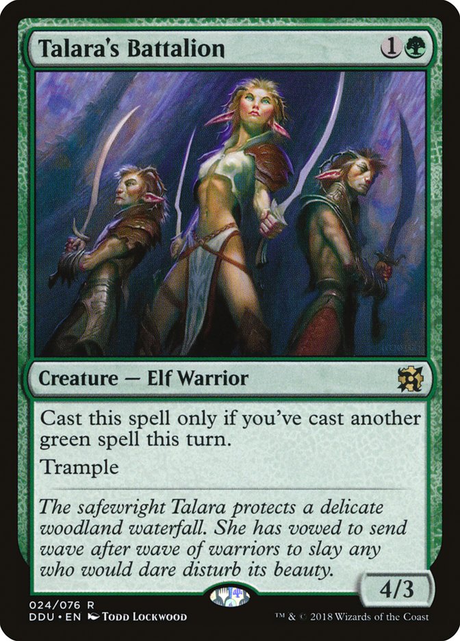Talara's Battalion [Duel Decks: Elves vs. Inventors] | Game Haven TX