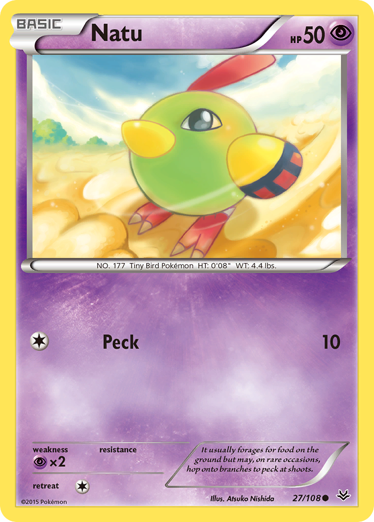 Natu (27/108) [XY: Roaring Skies] | Game Haven TX