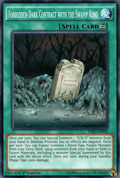 Forbidden Dark Contract with the Swamp King [TDIL-EN056] Common | Game Haven TX