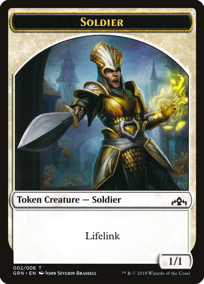 Soldier Token [Guilds of Ravnica Tokens] | Game Haven TX