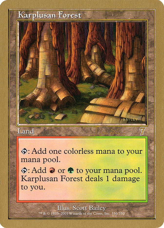 Karplusan Forest (Jan Tomcani) [World Championship Decks 2001] | Game Haven TX