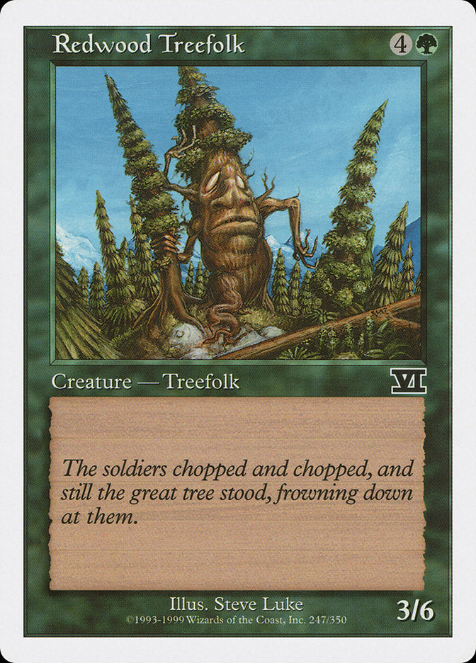 Redwood Treefolk [Classic Sixth Edition] | Game Haven TX