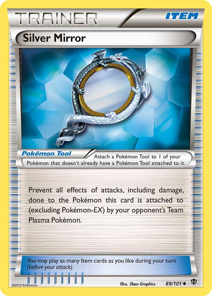 Silver Mirror (89/101) [Black & White: Plasma Blast] | Game Haven TX