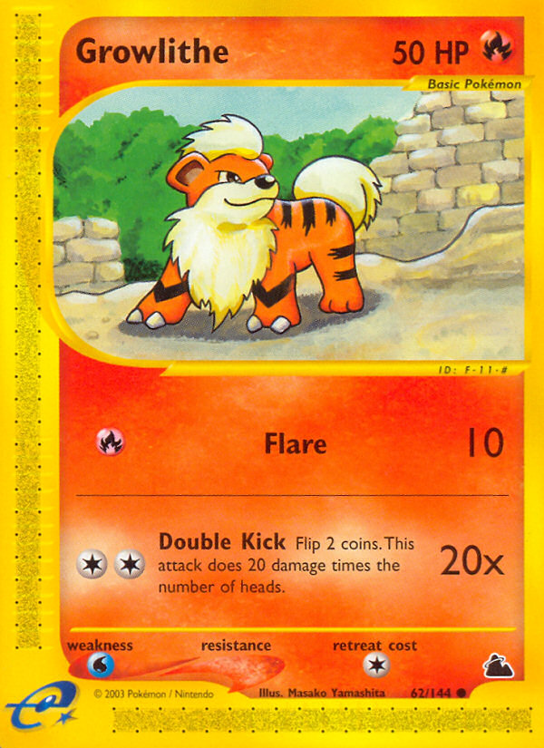 Growlithe (62/144) [Skyridge] | Game Haven TX