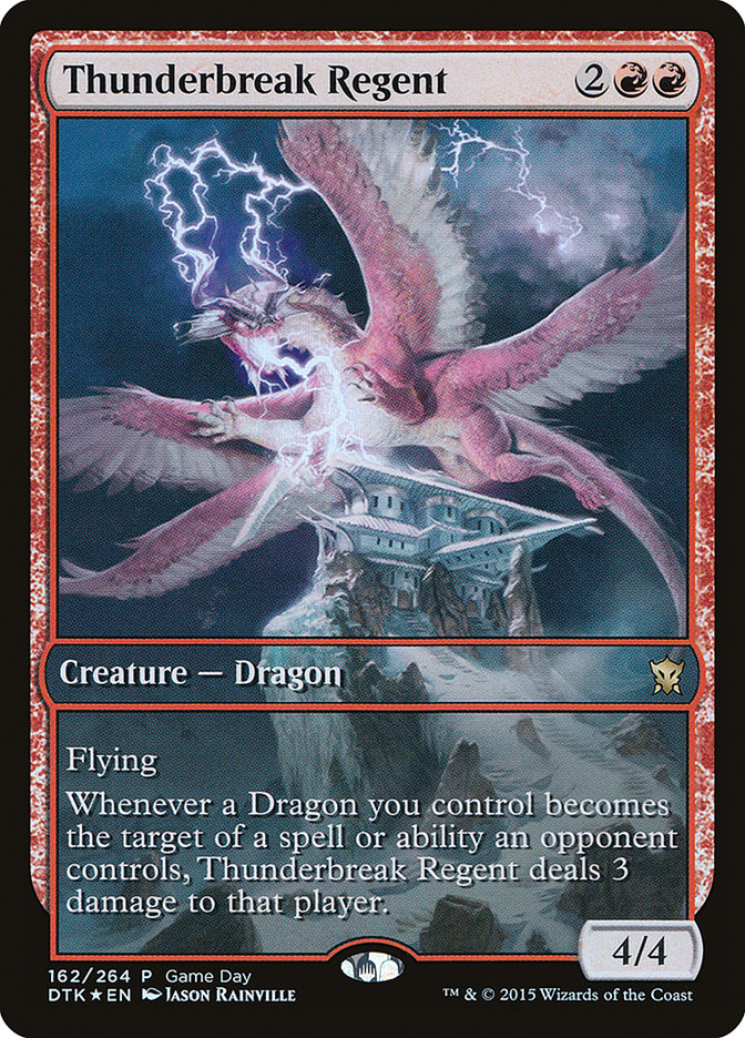 Thunderbreak Regent (Game Day) [Dragons of Tarkir Promos] | Game Haven TX