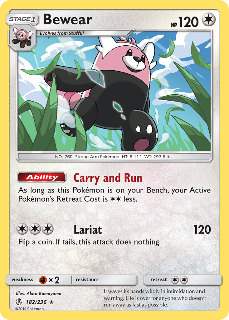 Bewear (182/236) [Sun & Moon: Cosmic Eclipse] | Game Haven TX