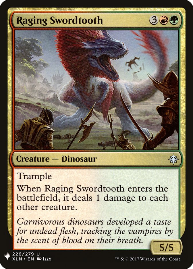 Raging Swordtooth [Mystery Booster] | Game Haven TX