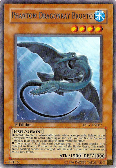 Phantom Dragonray Bronto [TAEV-EN087] Rare | Game Haven TX