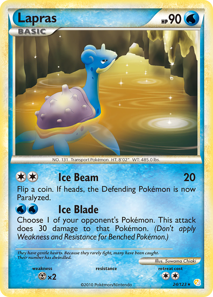 Lapras (24/123) [HeartGold & SoulSilver: Base Set] | Game Haven TX