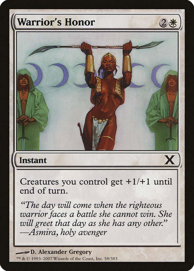 Warrior's Honor [Tenth Edition] | Game Haven TX