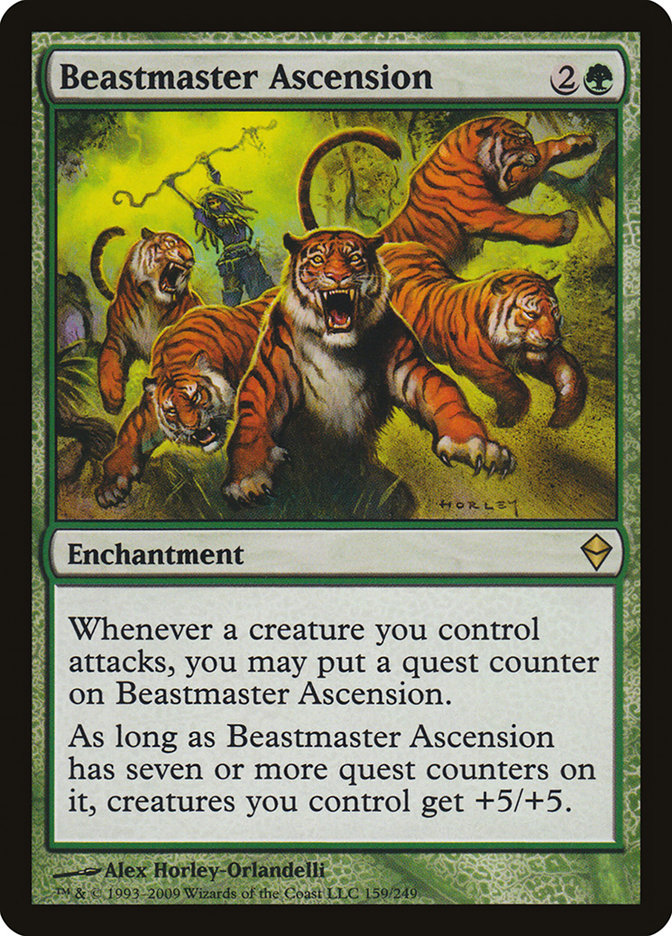 Beastmaster Ascension [Zendikar] | Game Haven TX