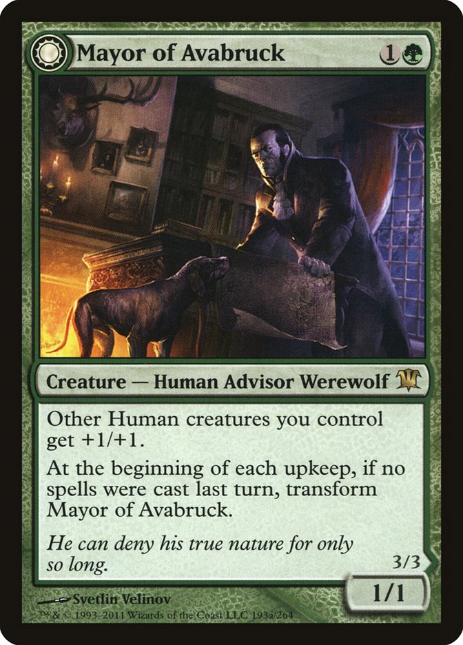 Mayor of Avabruck // Howlpack Alpha [Innistrad] | Game Haven TX