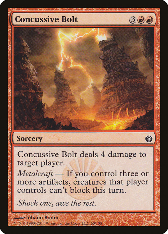 Concussive Bolt [Mirrodin Besieged] | Game Haven TX