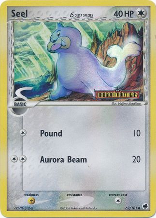 Seel (62/101) (Delta Species) (Stamped) [EX: Dragon Frontiers] | Game Haven TX