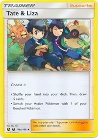 Tate & Liza (148a/168) (Alternate Art Promo) (Battle Arena Deck Exclusive) [Sun & Moon: Celestial Storm] | Game Haven TX