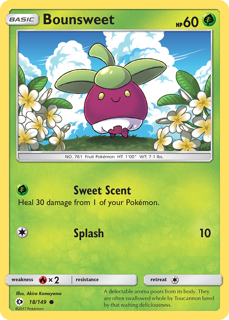 Bounsweet (18/149) [Sun & Moon: Base Set] | Game Haven TX