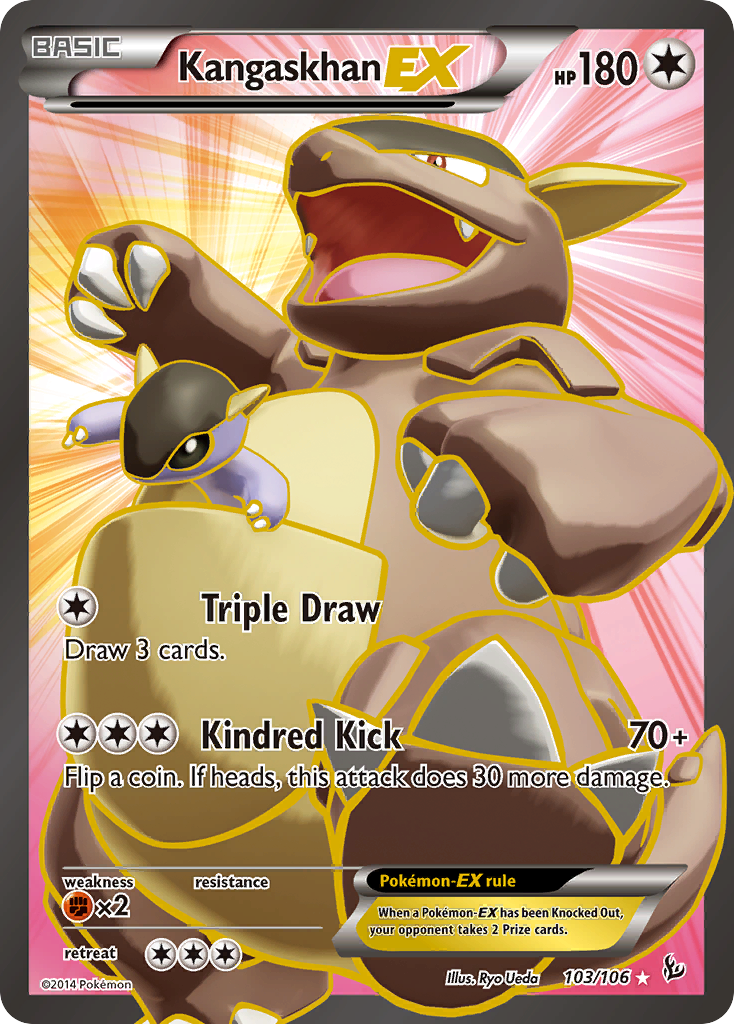 Kangaskhan EX (103/106) [XY: Flashfire] | Game Haven TX