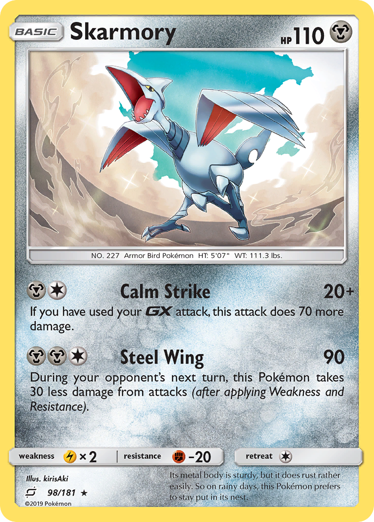 Skarmory (98/181) [Sun & Moon: Team Up] | Game Haven TX