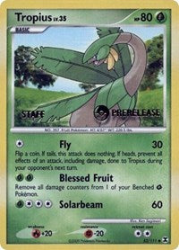 Tropius (52/111) (Staff Prerelease Promo) [Nintendo: Black Star Promos] | Game Haven TX