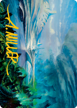 Goldmire Bridge Art Card (Gold-Stamped Signature) [Modern Horizons 2 Art Series] | Game Haven TX