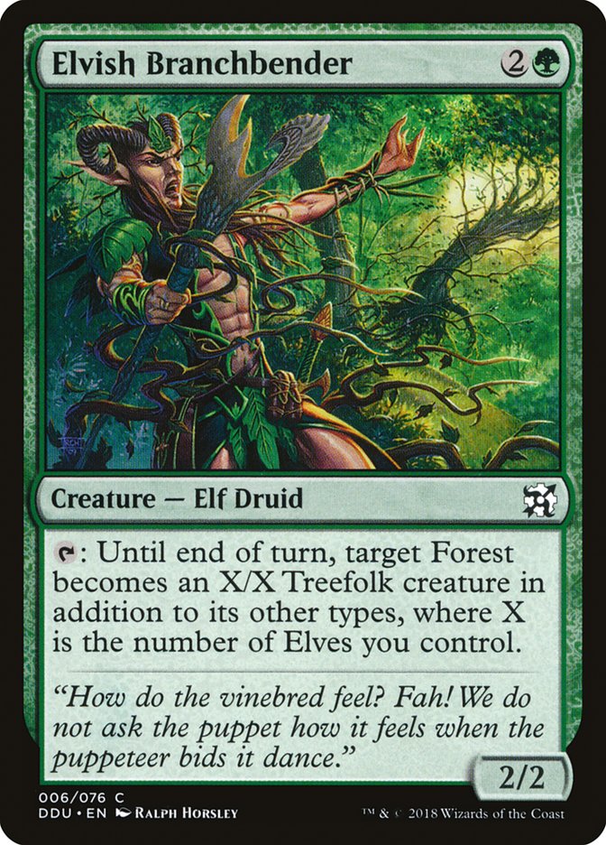 Elvish Branchbender [Duel Decks: Elves vs. Inventors] | Game Haven TX