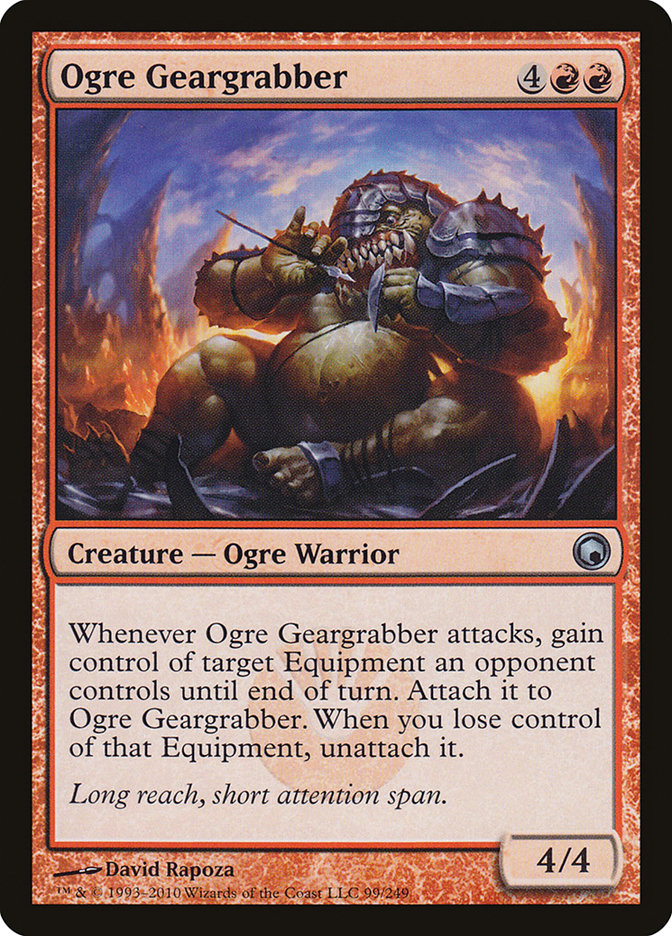 Ogre Geargrabber [Scars of Mirrodin] | Game Haven TX
