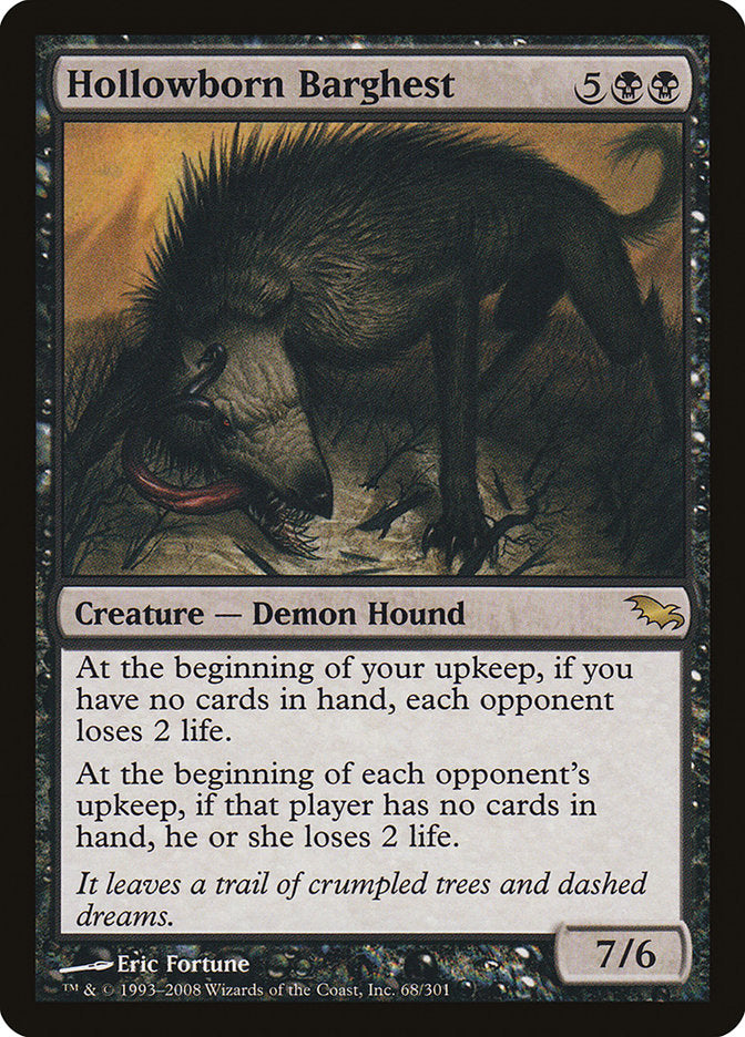 Hollowborn Barghest [Shadowmoor] | Game Haven TX