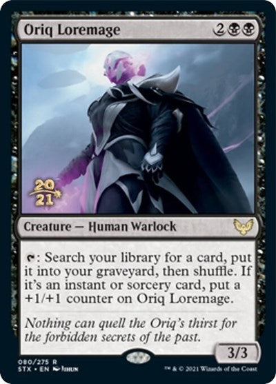 Oriq Loremage  (Prerelease) [Strixhaven: School of Mages Prerelease Promos] | Game Haven TX