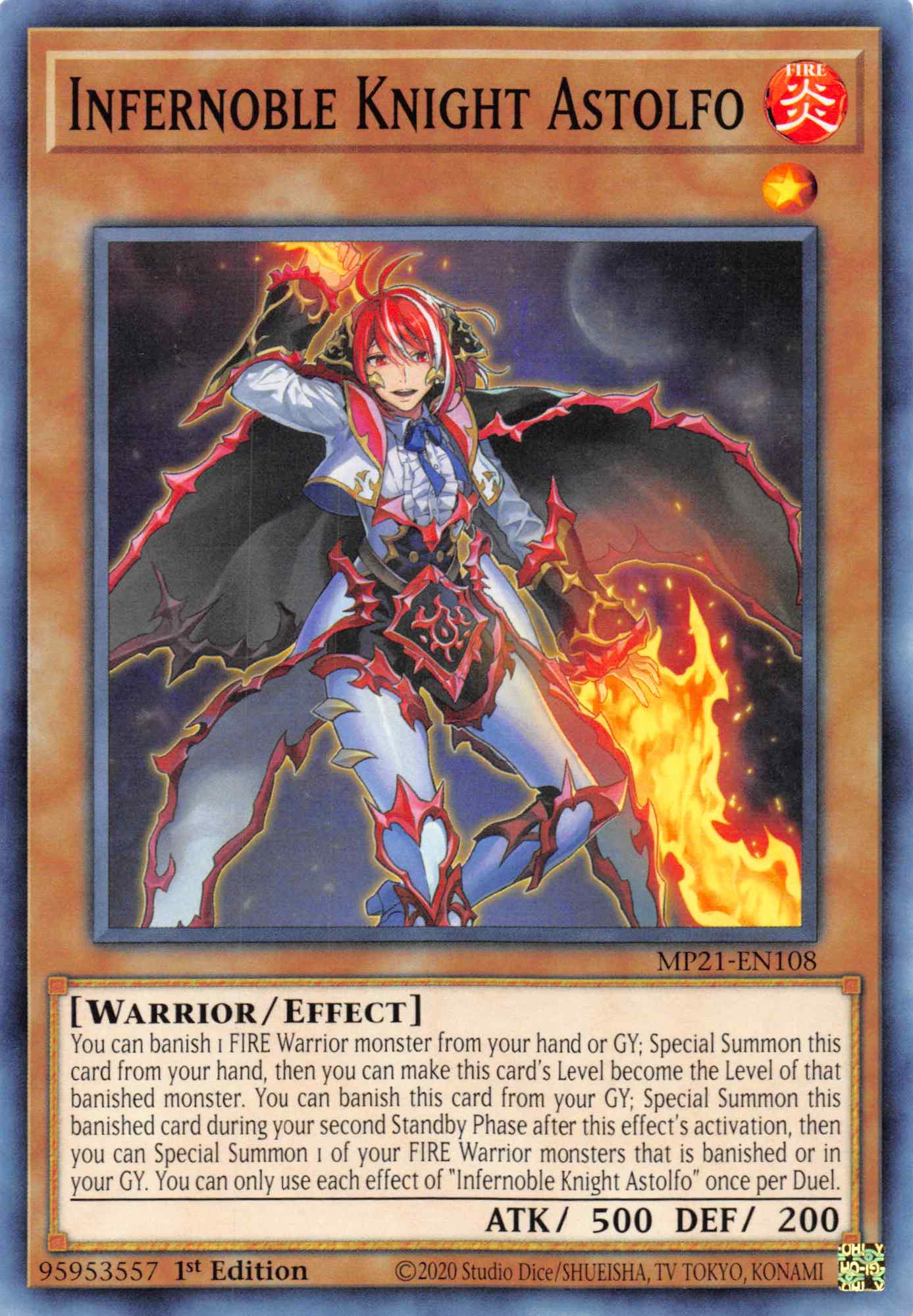 Infernoble Knight Astolfo [MP21-EN108] Common | Game Haven TX