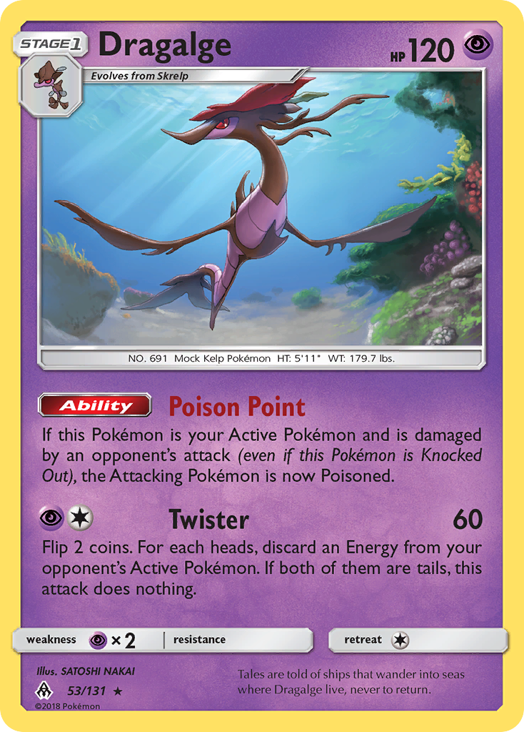 Dragalge (53/131) [Sun & Moon: Forbidden Light] | Game Haven TX