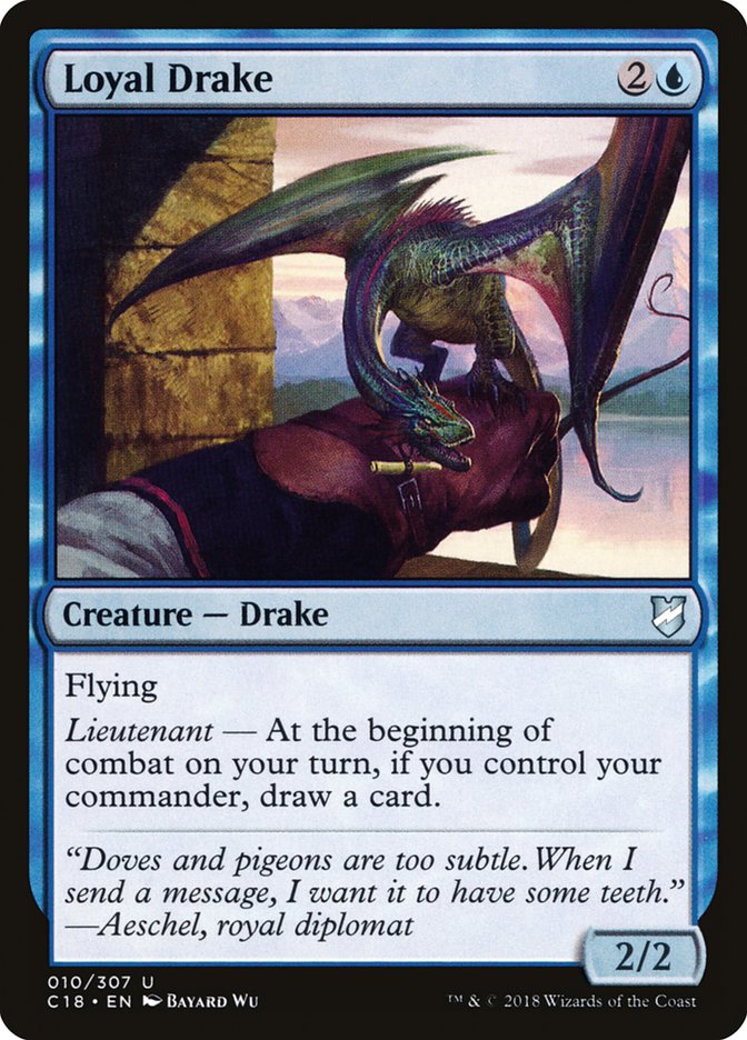 Loyal Drake [Commander 2018] | Game Haven TX