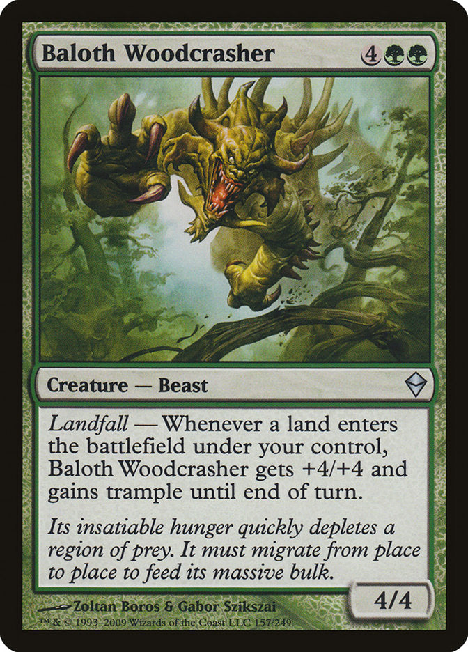 Baloth Woodcrasher [Zendikar] | Game Haven TX