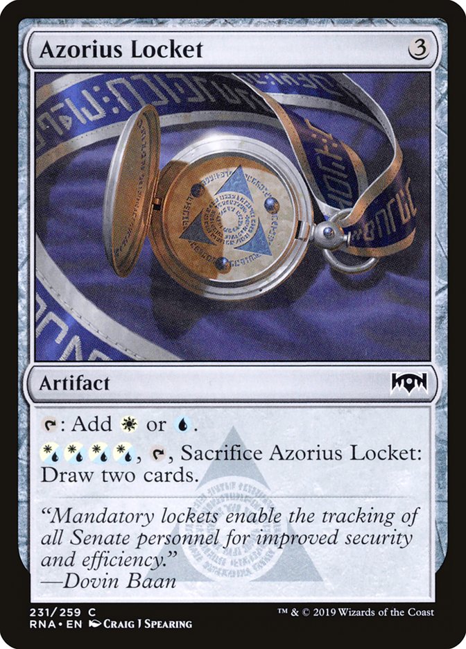 Azorius Locket [Ravnica Allegiance] | Game Haven TX
