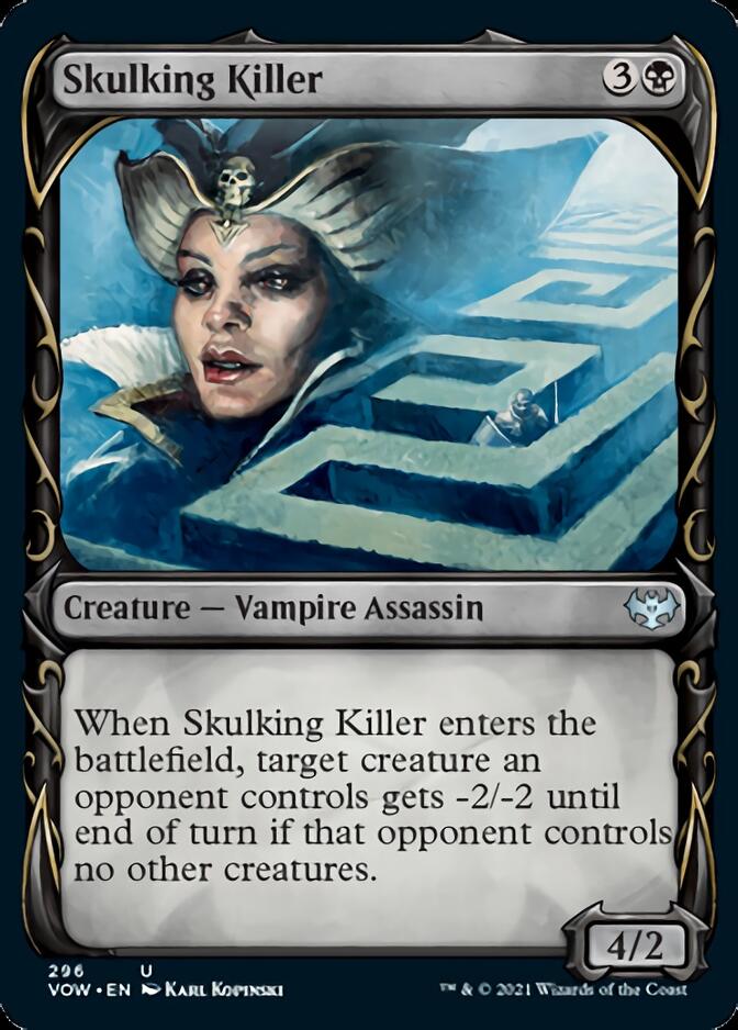 Skulking Killer (Showcase Fang Frame) [Innistrad: Crimson Vow] | Game Haven TX