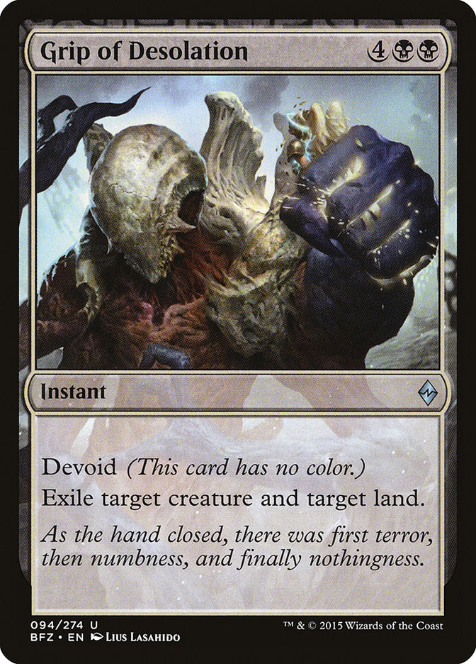 Grip of Desolation [Battle for Zendikar] | Game Haven TX
