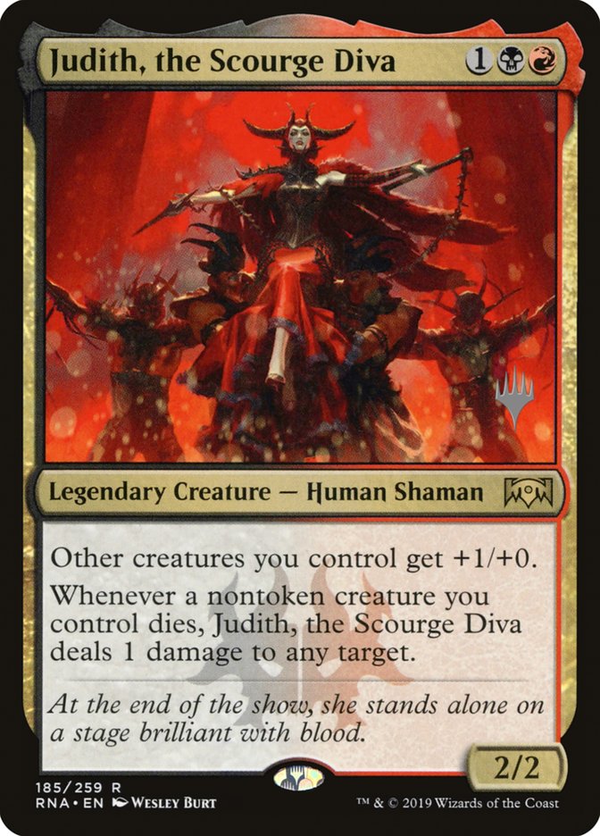 Judith, the Scourge Diva [Ravnica Allegiance Promos] | Game Haven TX