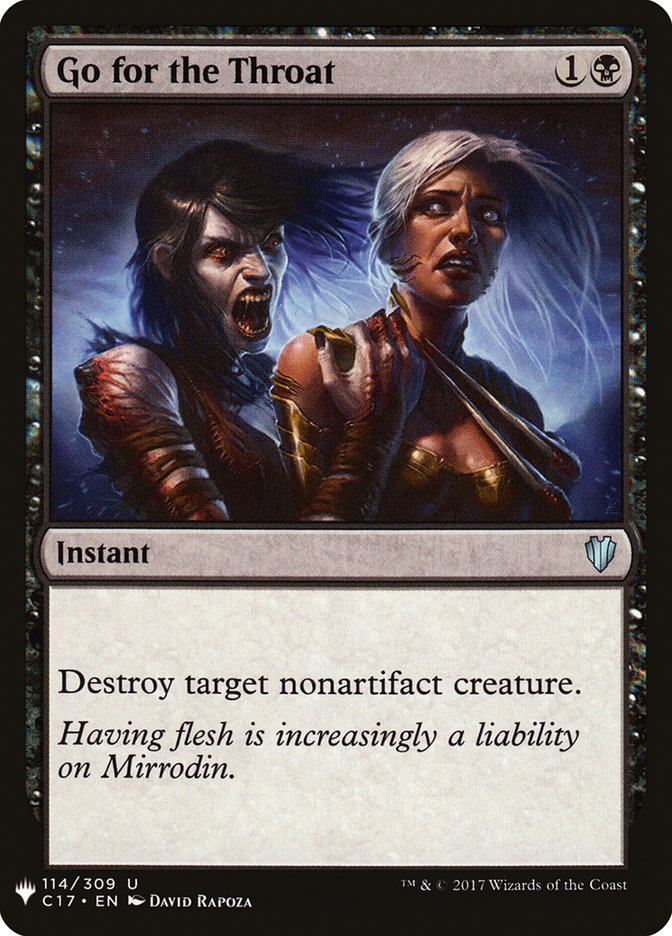 Go for the Throat [Mystery Booster] | Game Haven TX