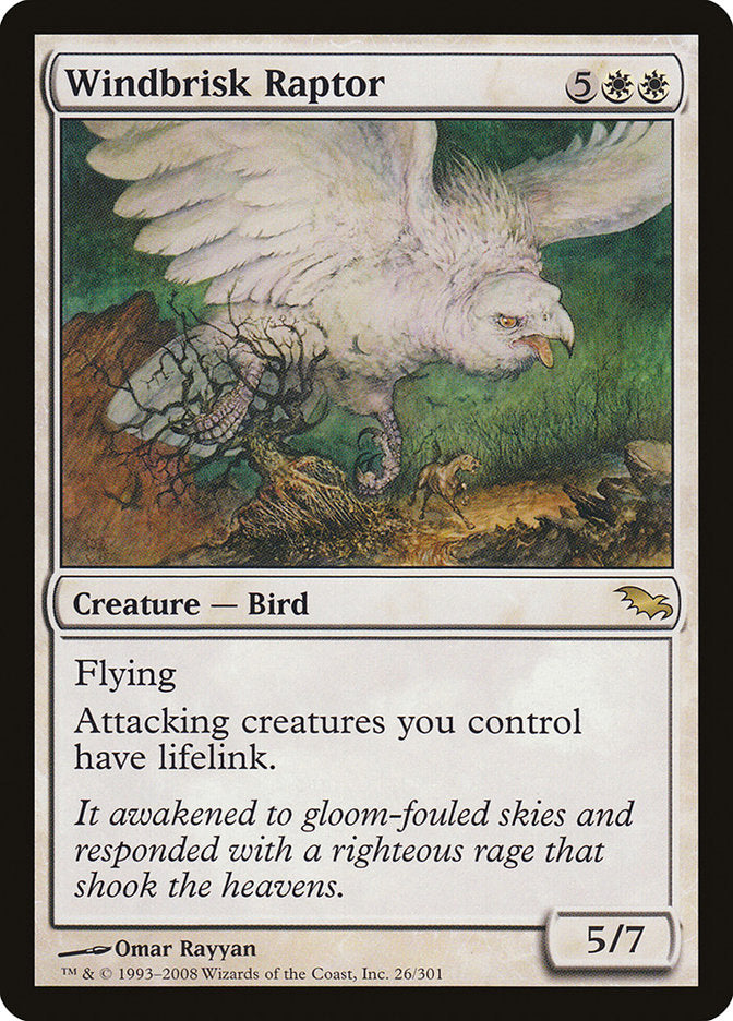 Windbrisk Raptor [Shadowmoor] | Game Haven TX