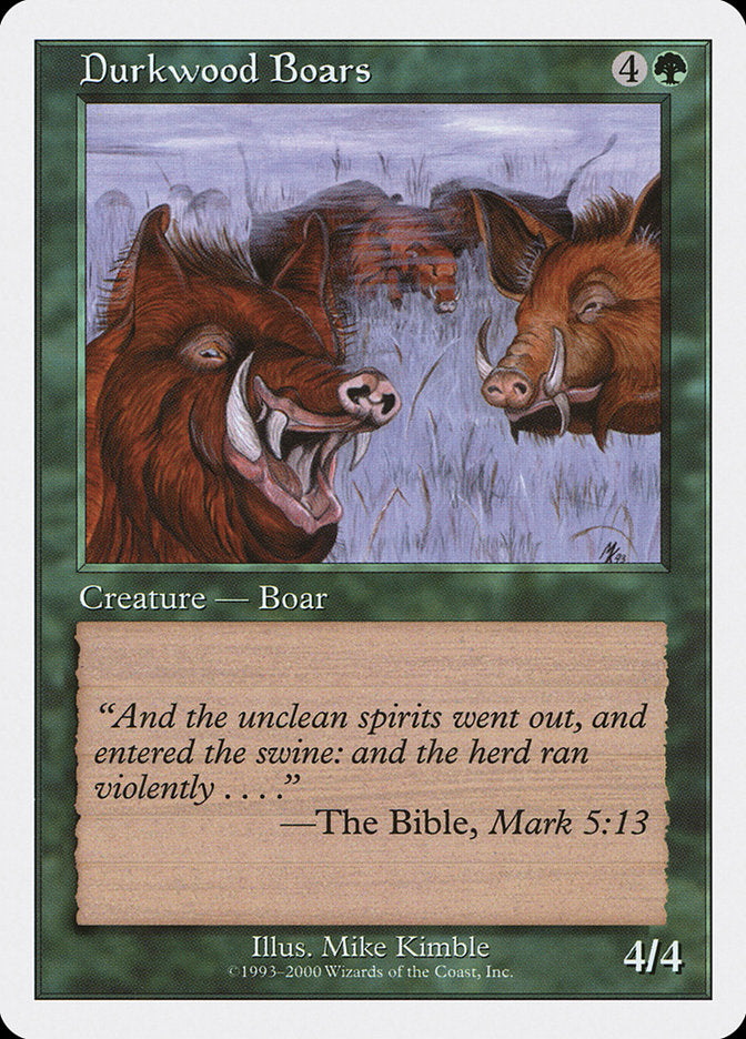 Durkwood Boars [Starter 2000] | Game Haven TX