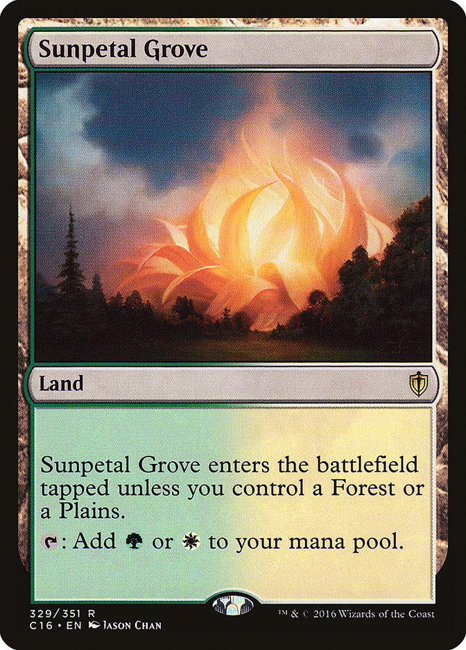Sunpetal Grove [Commander 2016] | Game Haven TX