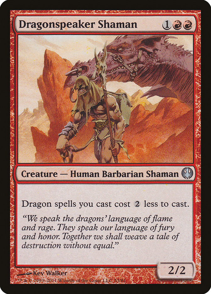 Dragonspeaker Shaman [Duel Decks: Knights vs. Dragons] | Game Haven TX