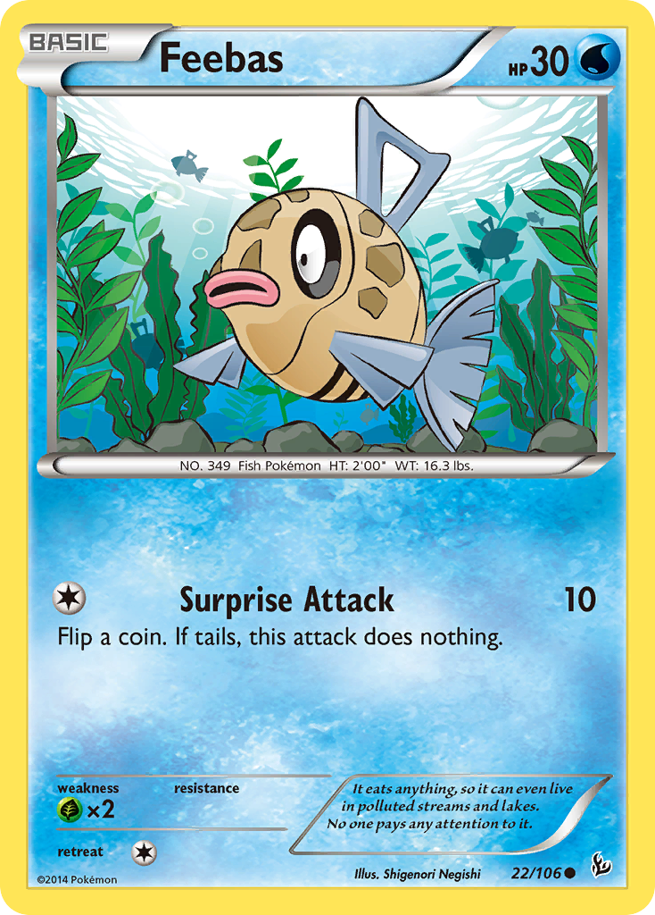 Feebas (22/106) [XY: Flashfire] | Game Haven TX